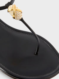 COCKTAIL FLAT SANDAL