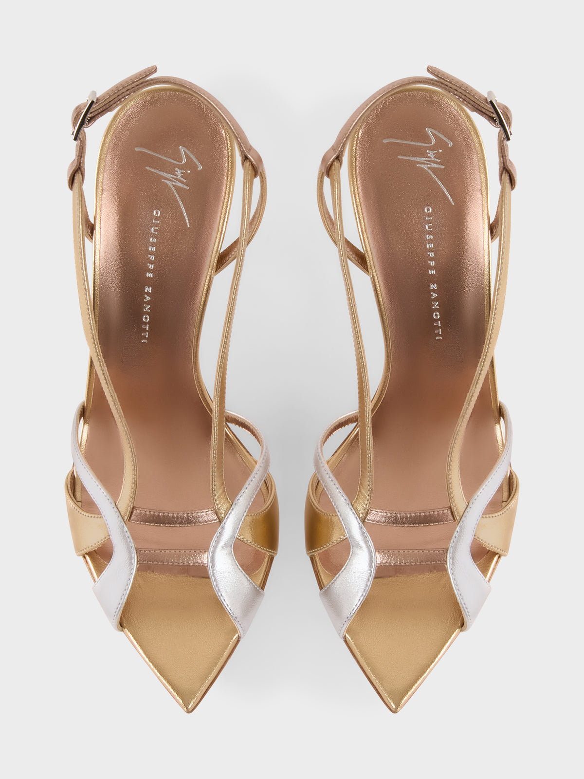 INTRIIGO ZOE GOLD SANDAL 90
