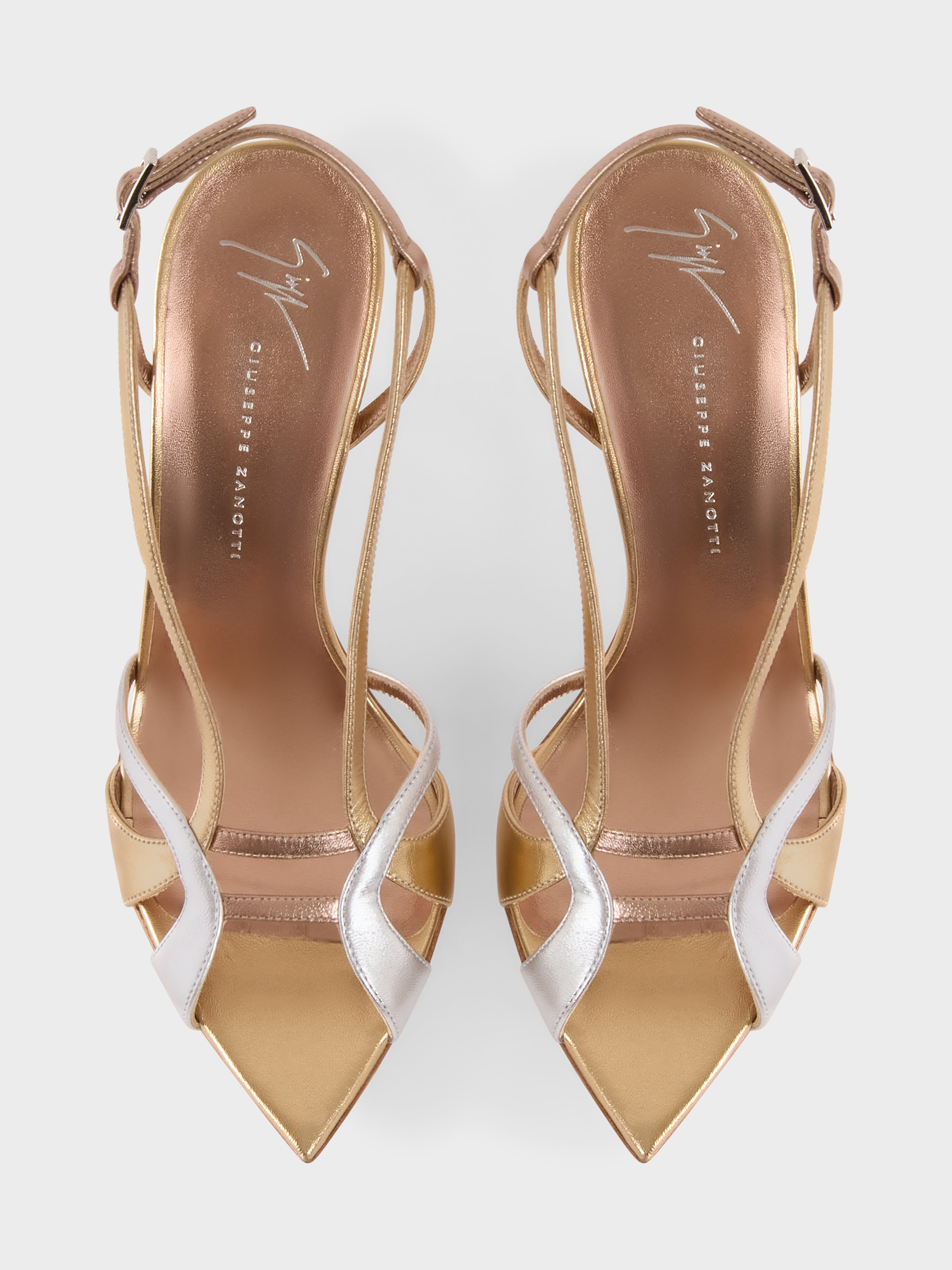 INTRIIGO ZOE GOLD SANDAL 90
