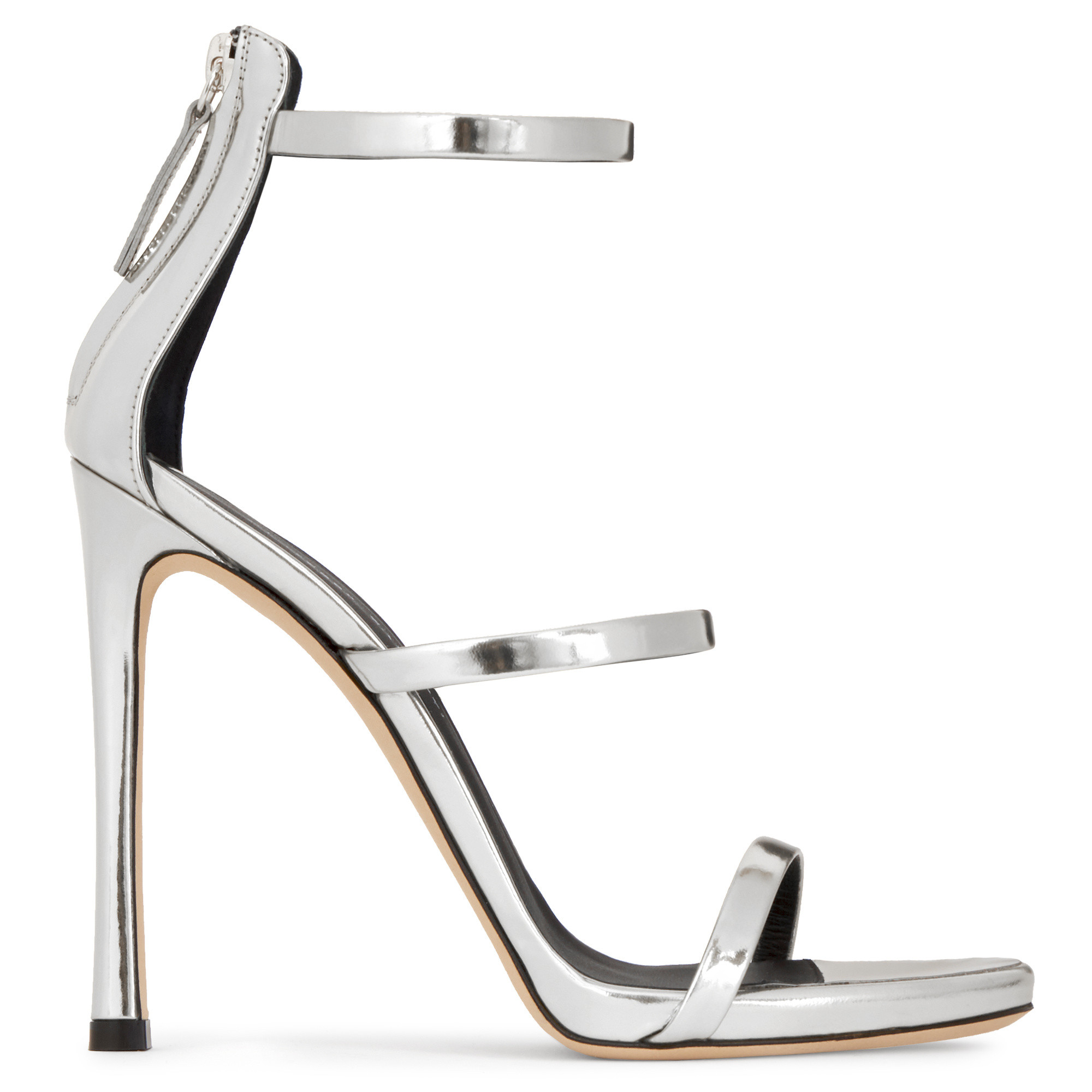 giuseppe zanotti silver sandals