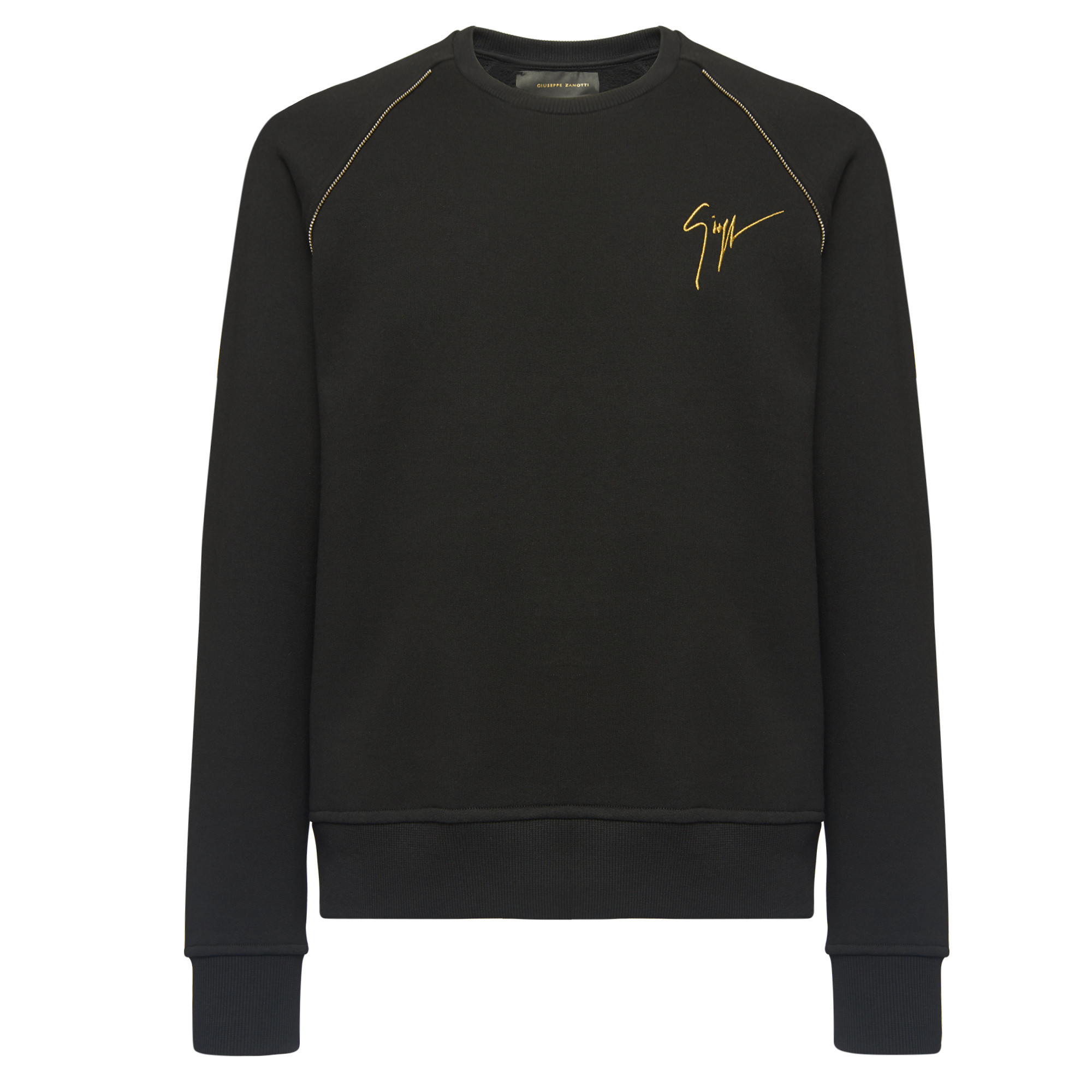 Giuseppe Zanotti Lr-04 Sweatshirt In Black Cotton In Black