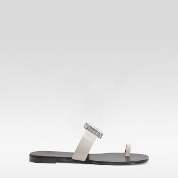 【関税込み】Blahir Flat Sandals - Giuseppe Zanotti - Leather BLAHIR FLAT