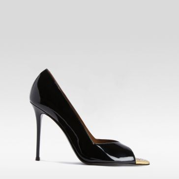 靴 Giuseppe Zanotti archive pumps ladies Giuseppe Zanotti Liza Swarovski Crystal-Embellished Peep-Toe