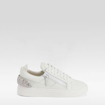 スニーカー Gz94 Maxi Sneakers - Giuseppe Zanotti - Leather - White Gz94 Maxi Sneakers - Giuseppe Zanotti - Leather - White