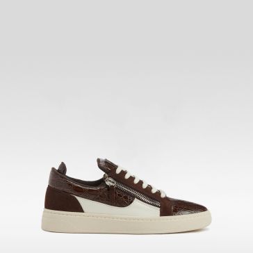 GIUSEPPEZANOTTI クロコ型押し　ブーツ　ハイカットシューズ 青 Giuseppe Zanotti® - 公式サイト