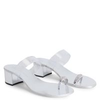 RING PLEXI 40 - Silver - Sandals