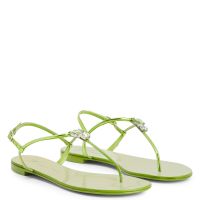 ALPHONSINE - Grün - Flache Schuhe