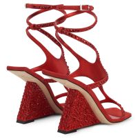 TUTANKAMON CRYSTAL - Red - Sandals