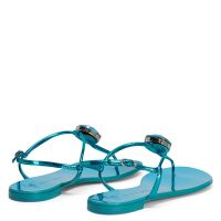 ANTHONIA - Blau - Flache Schuhe