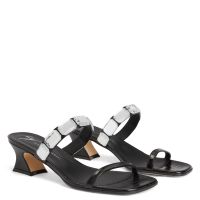 FLAMINIA SQUARE - Black - Sandals