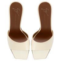 TALIA MULE 90: Sandals Beige | Giuseppe Zanotti