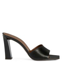 TALIA MULE 90: Sandals Black | Giuseppe Zanotti