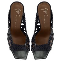 Giuseppe Zanotti 36 ミュール GZ MYA CAGE 90: Sandals Black | Giuseppe Zanotti