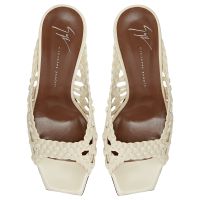 GZ MYA CAGE 90: Sandals Beige | Giuseppe Zanotti