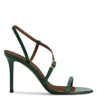 AUDRINETTE 90: Sandals Green | Giuseppe Zanotti