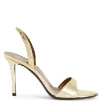 LILIBETH 90: Sandals Gold | Giuseppe Zanotti