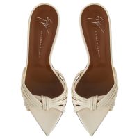 INTRIIGO KNOT 90: Sandals Beige | Giuseppe Zanotti