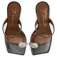 ICON RING 90: Sandals Black | Giuseppe Zanotti