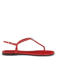 ANYELLE: Flats Red | Giuseppe Zanotti