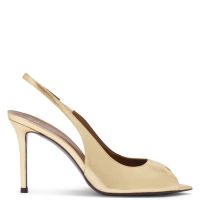 INTRIIGO OPEN TOE 90: Pumps Gold | Giuseppe Zanotti