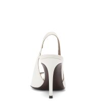 INTRIIGO OPEN TOE 90: Pumps White | Giuseppe Zanotti