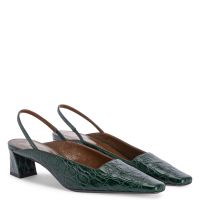 BRENDHA SABOT 45: Pumps Green | Giuseppe Zanotti