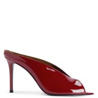 INTRIIGO CLUEDO 90: Sandals Red | Giuseppe Zanotti