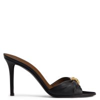 CHERIE MULE 90: Sandals Black | Giuseppe Zanotti