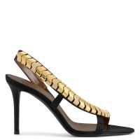 の*ん様 GIUSEPPE ZANOTTI トングサンダル ブラック/ゴールド サンダル ブラック - 2.0 CRUEL | Giuseppe Zanotti