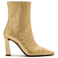 JANIEE BOOTIE 90: Boots Gold | Giuseppe Zanotti
