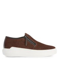 CONLEY ZIP - Brown - Low top sneakers