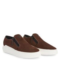 CONLEY ZIP - Brown - Low top sneakers