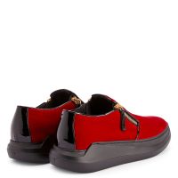 CONLEY ZIP - Rojo - Zapatillas de caña baja