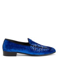 ALVARO STUDS - Blue - Loafers