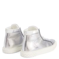 ECOBLABBER - Silver - Mid top sneakers