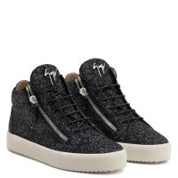KRISS GLITTER - Black - Mid top sneakers