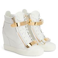 COBY WEDGE - White - Mid top sneakers