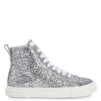 ECOBLABBER - Silver - Mid top sneakers