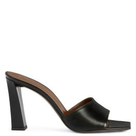 FREELANCE 'Sloan 100’ mules Christian Louboutin | Miss Z 100 animal print patent mules
