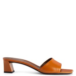 TALIA MULE 45: Sandals Orange | Giuseppe Zanotti