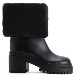 MAIRI FUR: Boots Black | Giuseppe Zanotti