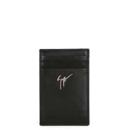 アクセサリーその他 Jp Card Holder - PATOU - Leather - Black Patou | レザー パトゥ コイン＆カードホルダー