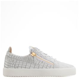 zanotti crocodile white