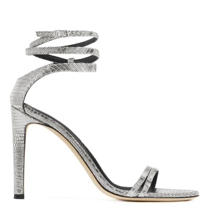 giuseppe zanotti silver sandals
