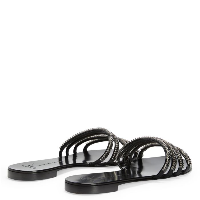 IRIDE CRYSTAL - Black - Sandals