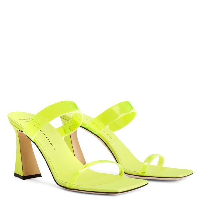 FLAMINIA PLEXI - Yellow - Sandals
