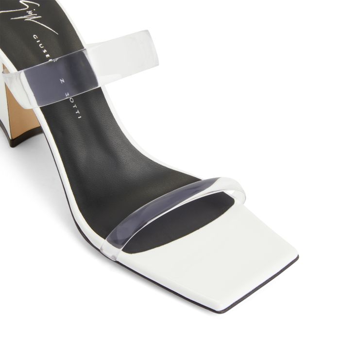FLAMINIA PLEXI - White - Sandals