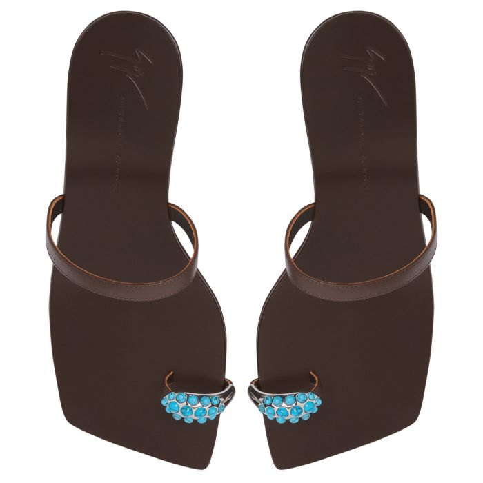 ALCHEMISIA RING 40 - Brown - Sandals