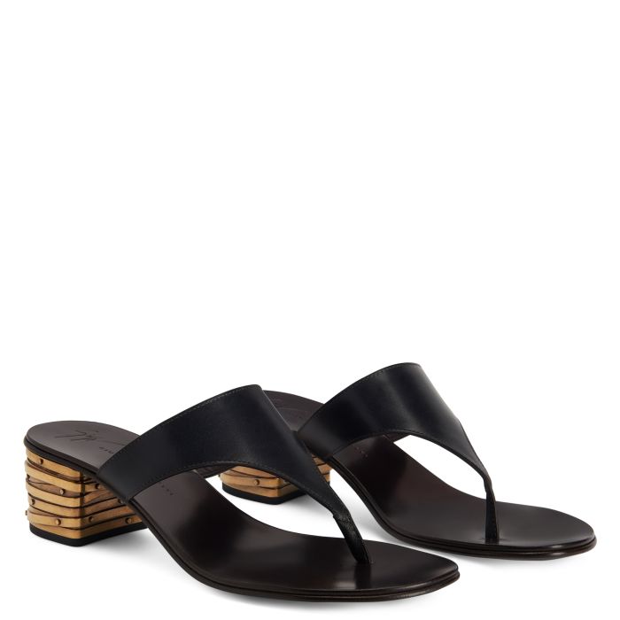 RHEA 40 - Black - Sandals