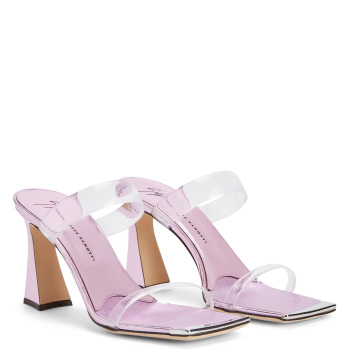 FLAMINIA PLEXI - Pink - Sandals